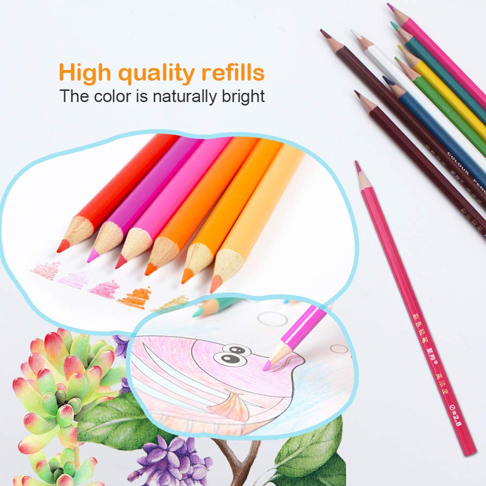 Amazon.co.jp: JZ Inspiration アートケース 塗り絵セット 子供